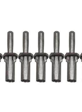 7 Set New Stone Splitter 9/16in Metal Plug Wedges and Feathe