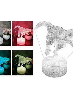 3D Dinosaur Night Light Kids Nightlight Livingroom Desktop