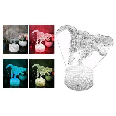 3D Dinosaur Night Light Kids Nightlight Livingroom Desktop