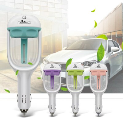 2019 New Mini 12V Car Steam Humidifier Air Purifier Aroma Di