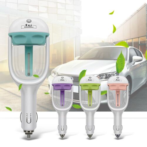 2019 New Mini 12V Car Steam Humidifier Air Purifier Aroma Di