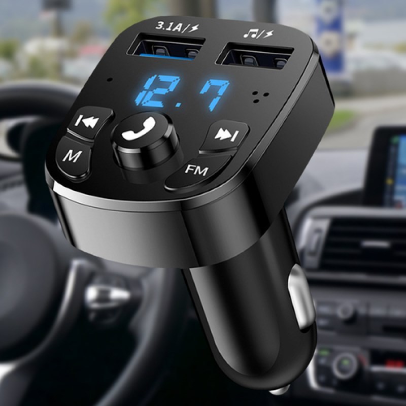 5.0 FM Transmitter Car MP3 Player Bluetooth Version Car Char