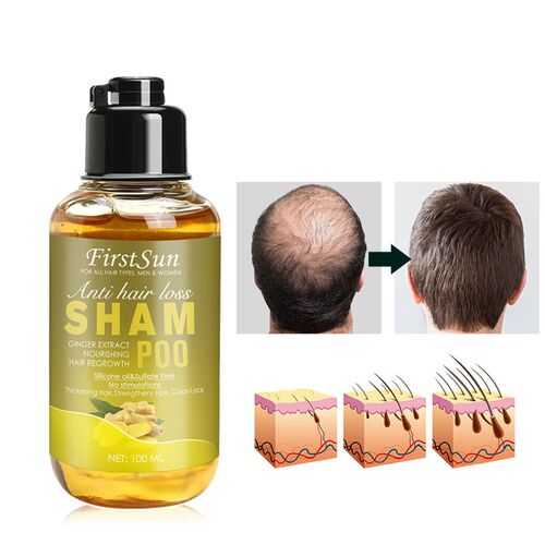 Ginger Juice Hair Shampoo Professional Hair Scalp Treatment