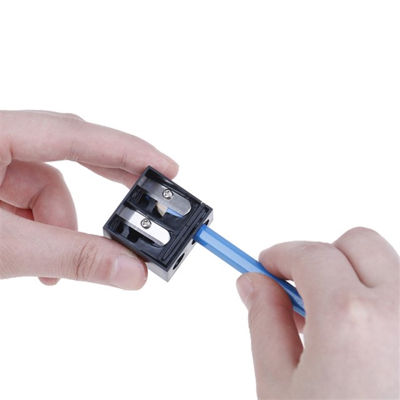 Double Hole Pencil Sharpener Cute Classical Makeup Pen Sharp
