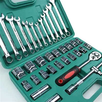 37pcs Car Repair Torque Wrench Tool Combination Tool Set Mec