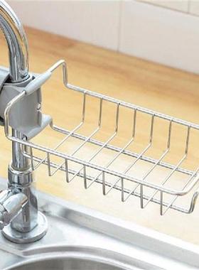 Stainless Steel Faucet Rack Kitchen Storage Shelf Sponge