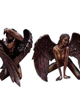 Mini Redemption Angel Fallen In The Hell Home Decor Statue