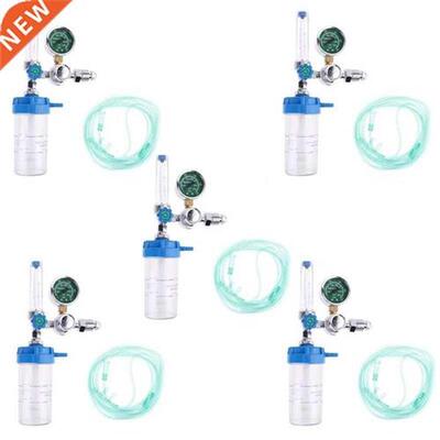 5X Oxygen Pressure Regulator Inhalator Gauge O2 Pressure Red
