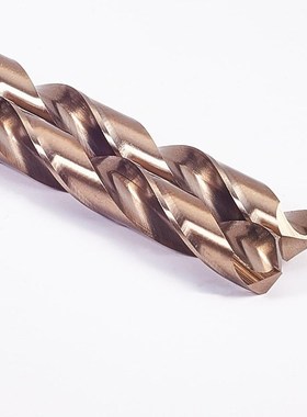 2pcs Champagne HSS Cobalt Straight Shank Metal Drilling Twis