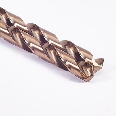 2pcs Champagne HSS Cobalt Straight Shank Metal Drilling Twis