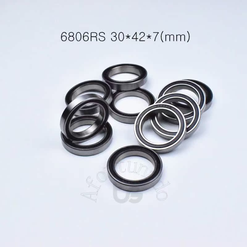 1pcs 6806RS 30*42*7(mm) chrome steel rubber Sealed High spe