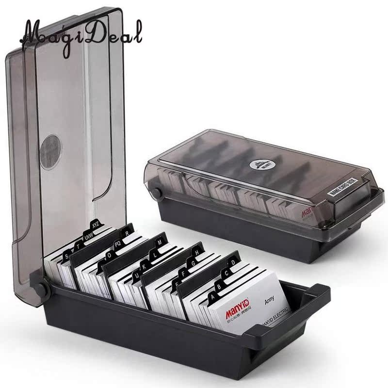 Large Capacity Business Card Holder Box Business Card File C