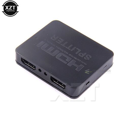 HDMI Splitter 1 in 2 out 1080p 4K 1x2 HDCP Stripper 3D Switc