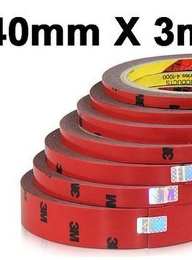 3M Double Faced Acrylic Foam Adhesive Double Sided Tape 6/10