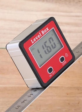 Digital Protractor Inclinometer Spirit Level Box  Electronic