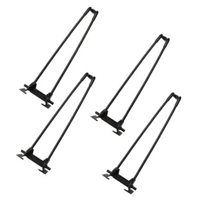 4Pcs 14 Heavy Duty Hairpin Laptop Desk Foldable Legs Foldin
