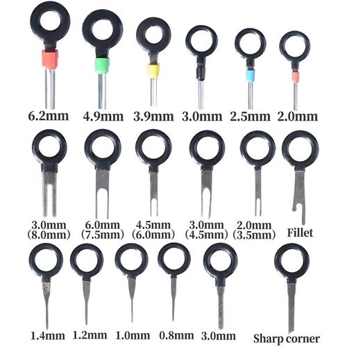 70 Pcs Terminal Removal Key Tool, Terminal Pin Extractor Pul