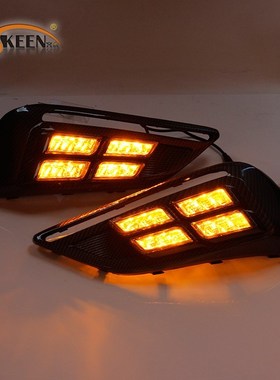 2pcs Car LED Daytime Running Light for MG6 2017 2018 2019 Dy