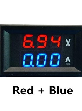 Mini Digital Voltmeter Ammeter DC 100V 10A Panel Amp Volt Vo