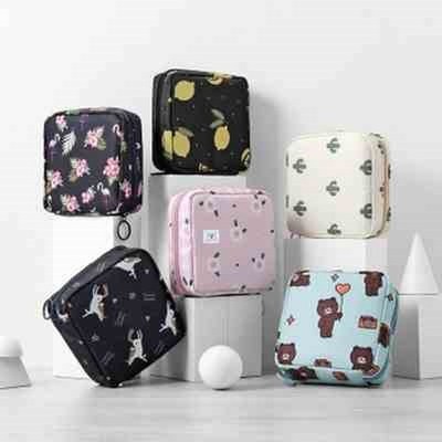 1pcs waterproof tampon storage bag cute sanitary pad pouch