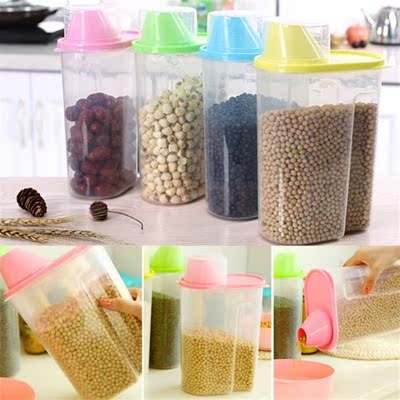 Dried Food Cereal Flour Pasta Food Storage Dispenser Rice Co