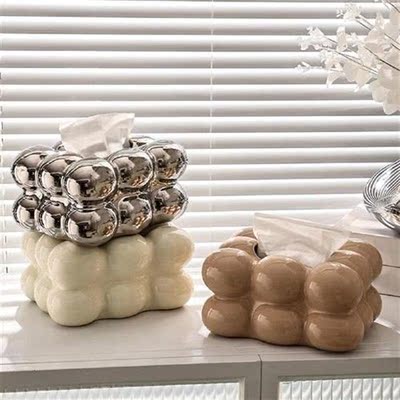 Tissue Box Cover Decorative Facial Tissue Holder Case