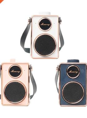 Portable Retro Wireless Speaker Subwoofer Speaker for Outdoo