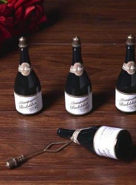 24Pcs/Set Wedding Party Champagne Shape Empty Bubble Soap
