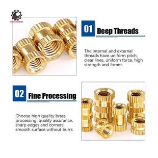 Embedt for Threaded Knurled Thread Nut Insert