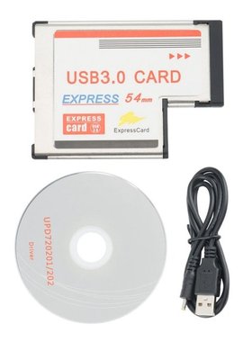 5Gbps 2 Port  Inside USB 3.0 HUB to Express Card ExpressCard