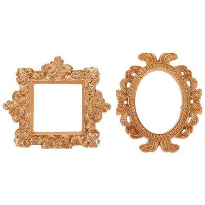 Frame Picture Photo Frames Display Stand Oval Holder Resin