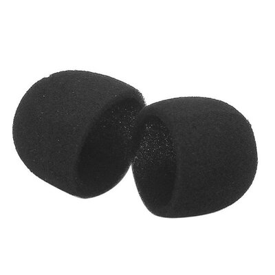 Black Round Ball Shape Microphone Windscreen Grill Inner Foa