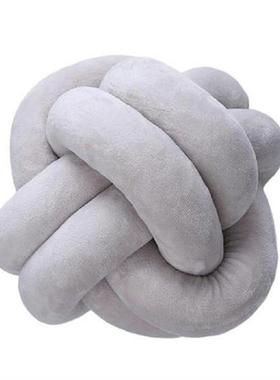 2x Knot Pillow Sofa Throw Pillow with Cotton Padding for