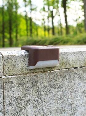 4pcs Waterproof Solar Deck Step Wall Lights for Yard Deck