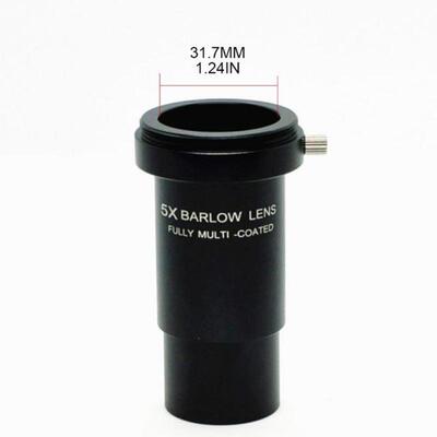 5X Barlow Lens 1.25 Metal Interface M42 适用于 Monocular Bi