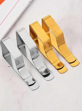 12pcs Stainless Steel Tablecloth Clip Portable Table Cover