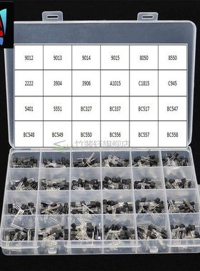 24Values TO-92 Transistor Assortt Assorted Kit Each BC327 BC