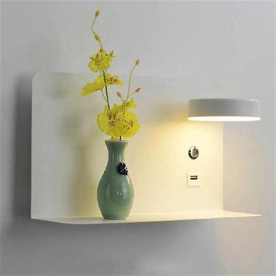 Bedroom LED Wall Lights With Switch USB Charging Interface