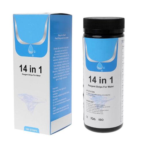 pgrade 14-in-1 Pool Drinking Water Test Strip 50/100PCS Tap