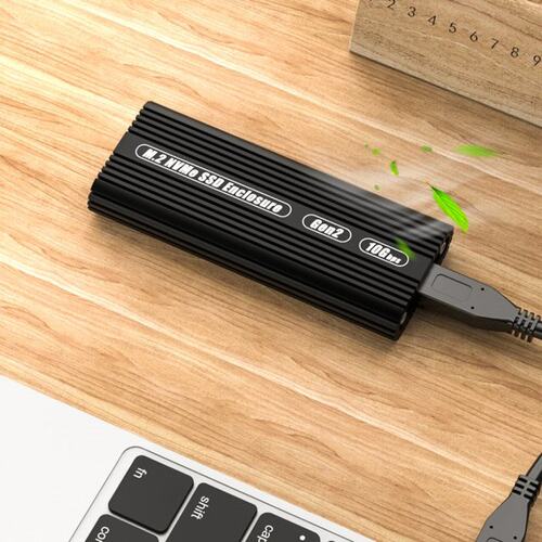 External Hard Drive Enclosure All Aluminum Cooling High Spee