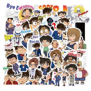 10/50Pcs Detective Conan Japanese Anime Stickers for Laptop