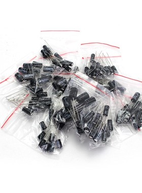 120pcs 12 value kit 1uF-470uF Electrolytic Capacitor assortm
