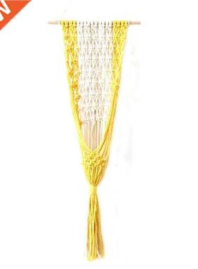 Nordic Hand-woven Hanging Tapestry Flower Basket Holder Tass