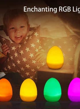 12pcs LED Simulation Egg Lighting Holiday Festival Christmas