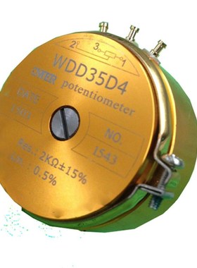 1pcs NEW  WDD35D-4 precision potentiometer plastic conductor