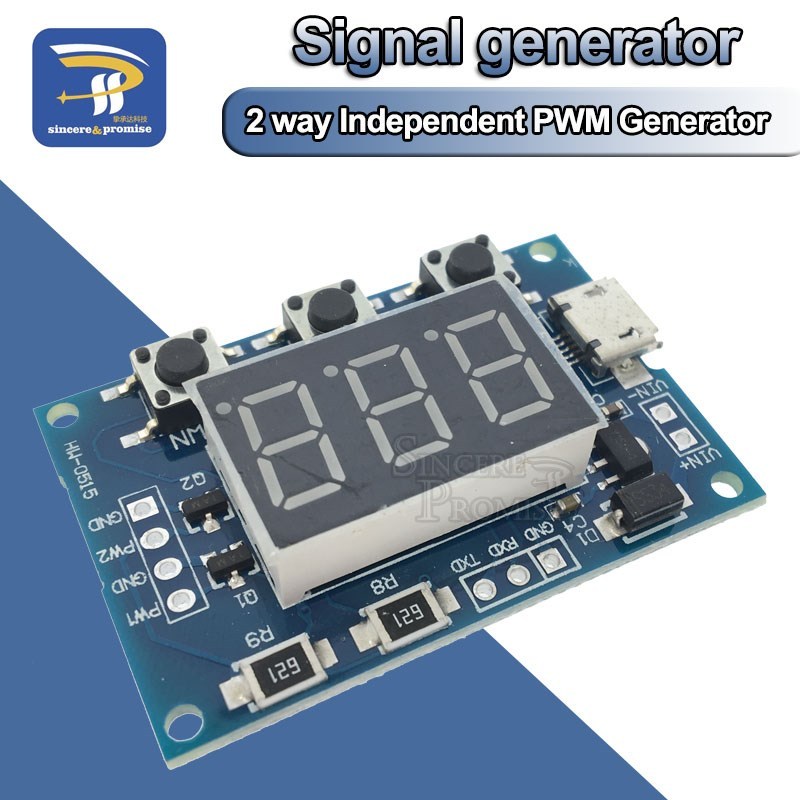 DC PWM Signal Generator Micro SB 2CH Adjustable Duty Cycle P