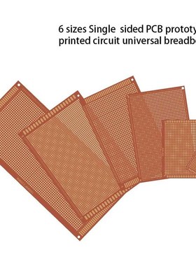 32Pcs Single Sided PCB Board Prototype Kit 6 Sizes Universal