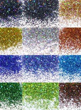10g Bulk Glitter for Nails Hologram Powder Sparkly Pigment A