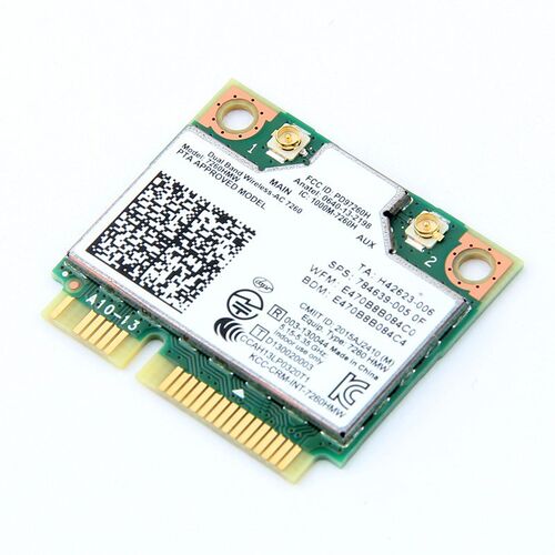 Dual Band Wireless Wifi Card  Intel 7260 7260HMW Half Mini P