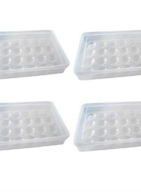 4X Egg Holder For Refrigerator, Deviled Egg Tray Carrier